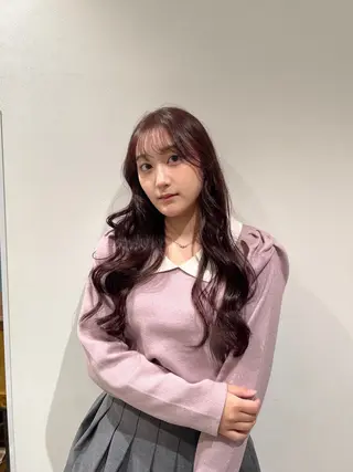 ロング カラー 🩷渋谷/韓国レイヤ ー/透明感/Sayaのヘアスタイル