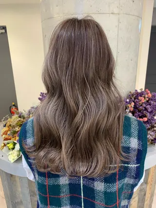 カラー 韓国ハイトーンカラー kana♡のヘアスタイル