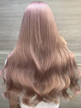 ロング カラー 🎀asumi/大宮 /ブリーチモデル🎀のヘアスタイル