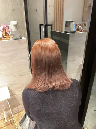 ミディアム カラー 愛莉/ラベンダー/ ベージュ/ブラウンのヘアスタイル