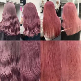 ロング カラー 🩷暖色カラー🩷 BONのヘアスタイル