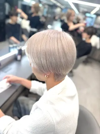 ショート メンズ CORE shinjuku所属・カラーモデル募集⭐️ もえのヘアスタイル