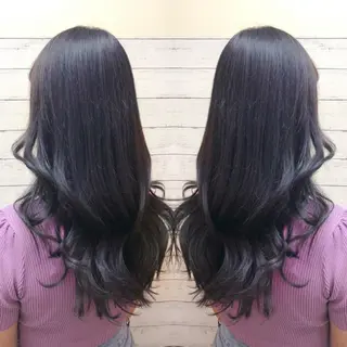 ロング カラー 韓国ヘア🤍髪質改善 🇰🇷AKANEのヘアスタイル