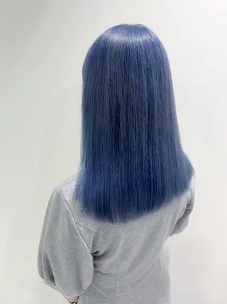 セミロング 🤍韓国寒色カラー 🤍MADOKAのヘアスタイル