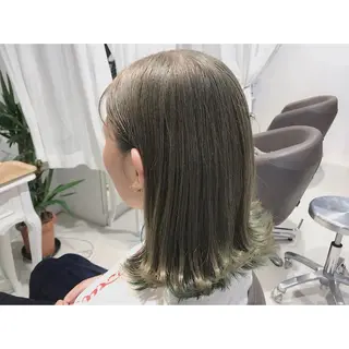 ミディアム カラー なかにし まゆみのヘアスタイル