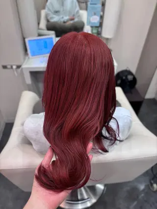 ロング 杉山 夏音のヘアスタイル