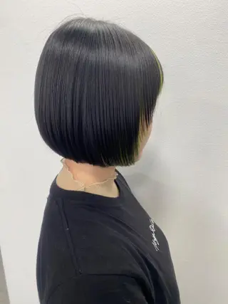 ショート カラー ✴︎ヒラガカナ✴︎ ECLAT HAIRのヘアスタイル