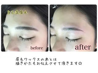 ショート ミディアム セミロング ロング カラー パーマ ヘアアレンジ ネイル マツエク・マツパ 眉毛サロン DUAL 恵比寿の眉毛・アイブロウイメージ