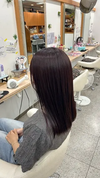 カラー 池田 咲希のヘアスタイル
