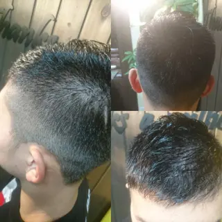 ショート サンフラット所属・岡林 選のヘアスタイル