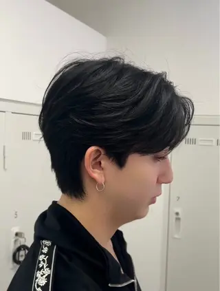 ミディアム メンズ 武保 陸のヘアスタイル