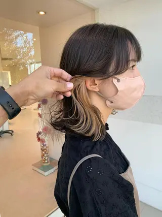 ミディアム 韓国ヘア/レイヤー /大嶽佑馬のヘアスタイル