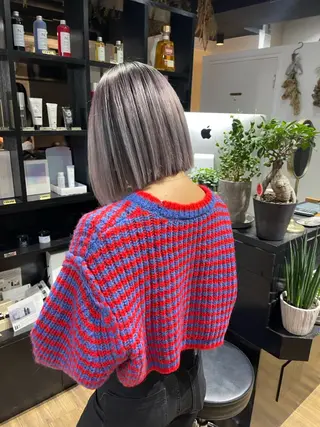 カラー ブリーチ✨ハイライト 透明感カラー/アヤノのヘアスタイル