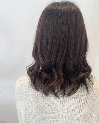 ミディアム カラー 田中大星 /ボブ 縮毛矯正のヘアスタイル