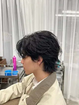 ショート カラー メンズ tomoメンズ特化 /パーマ/カットのヘアスタイル