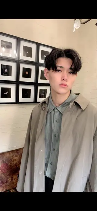 ミディアム メンズ メンズStylist 山根慧のヘアスタイル