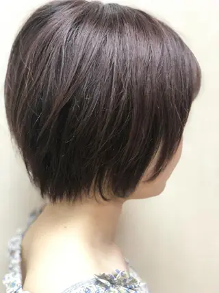 ショート 💜𝑳𝑼𝑵𝑨 🌻母良田愛美🌻のヘアスタイル
