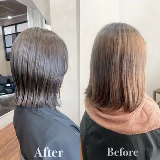 ミディアム カラー _White所属・ＳＨＩ ＺＵのヘアスタイル