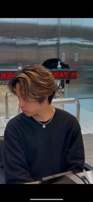 カラー 藤平海音/fifth PARKのヘアスタイル