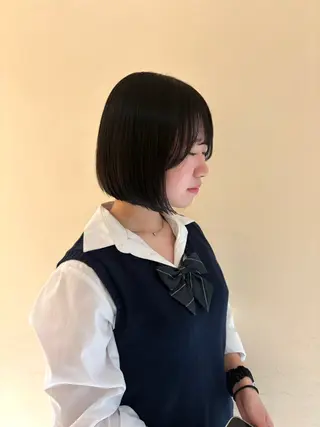 ミディアム 風香🪼レイヤー /透明感カラーのヘアスタイル