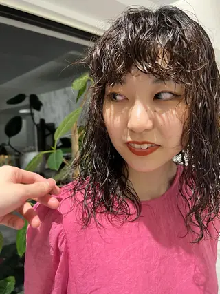 セミロング zoey kego所属・zoey centuryのヘアスタイル