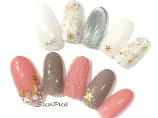 ネイル @.Freestyle 【フリースタイル】所属・根本 奈美のネイルデザイン