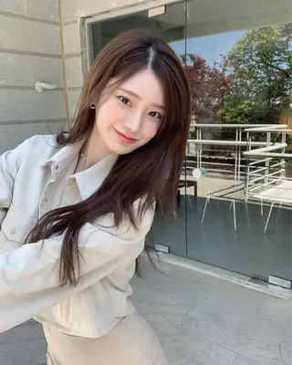 ロング カラー 莉乃/縮毛矯正/髪質 改善/艶カラーのヘアスタイル