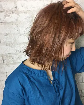 ミディアム カラー boutique misakiのヘアスタイル
