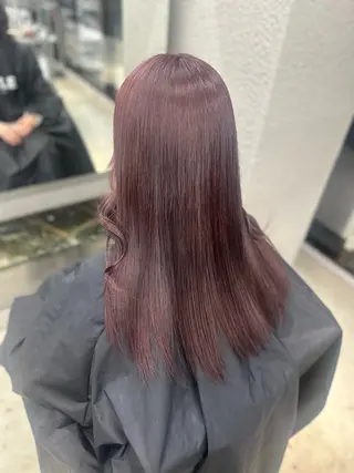 カラー PELE栄☆カラー ／トリートメントのヘアスタイル