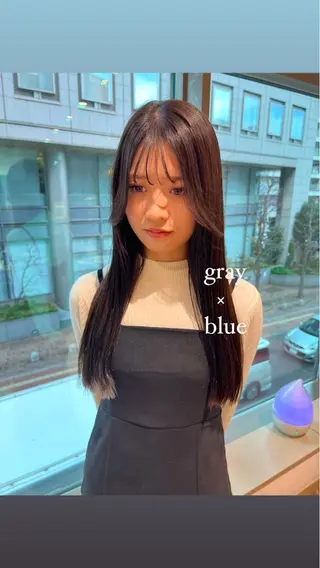 ロング 加納千華 /ボブ/ぱつっとボブのヘアスタイル