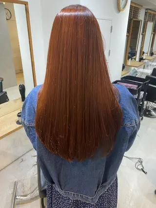 ロング カラー 銀座⚜️【脱白髪染め 美髪矯正】トグチのヘアスタイル