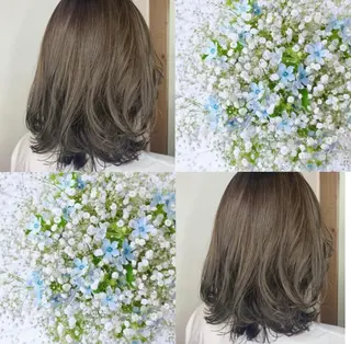 ミディアム 髪質改善 カラーJILLのヘアスタイル