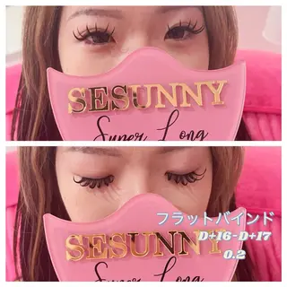 マツエク・マツパ SESUNNY セサニー MEGUのマツエク・マツパデザイン