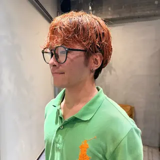 ショート カラー メンズ 平野 美羽のヘアスタイル