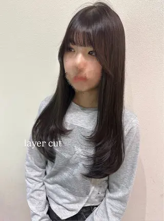 ロング カラー 🇰🇷韓国ｽﾀｲﾙ ﾚｲﾔｰ/ayanaのヘアスタイル