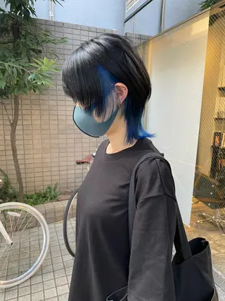 ショート カラー ヘアアレンジ inq sakae所属・りん🌷︎名古屋 透明感カラー/カットのヘアスタイル