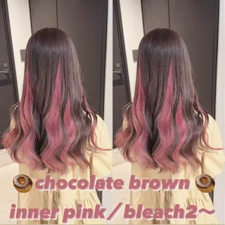 カラー 渋谷:インナーカラー ／🍒エリカ🍒のヘアスタイル