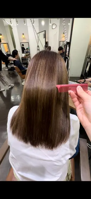 カラー 名駅/艶カラー/原田 永遠のヘアスタイル