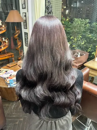 ロング デザインカラー/ ブリーチ/コーンロウのヘアスタイル