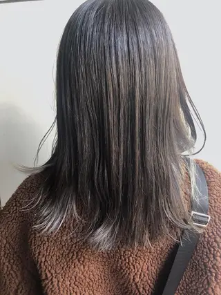 ミディアム カラー 長井 美佳のヘアスタイル