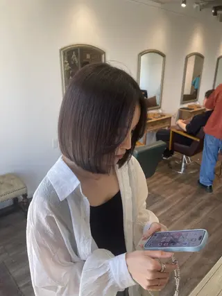 ミディアム カラー Felice Erikaのヘアスタイル