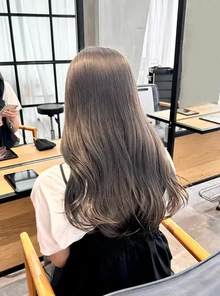 ロング カラー 韓国×髪質改善カラー 💎hinaのヘアスタイル