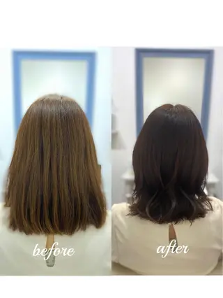 ミディアム カラー ✨髪質改善が大好評✨ 美容室lic近藤✨のヘアスタイル