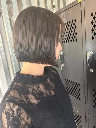 ショート カラー 京都駅/透明感カラー /髪質改善/岩崎拓郎のヘアスタイル