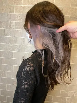 ロング ブリーチ毛矯正.髪質 改善.髪にドラマをのヘアスタイル