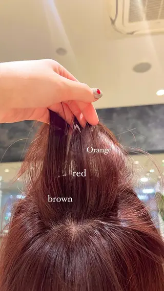 ミディアム 🫧艶髪、暖色カラー 🫧Harukaのヘアスタイル