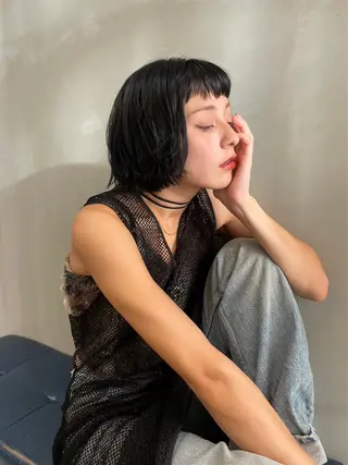 ショート ショート/ボブ専門 宮脇美奈/南船場のヘアスタイル