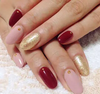 ネイル Chiara チップ長さ出しのネイルデザイン