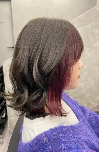 ショート カラー 四ツ橋似合わせハ イトーンShoseiのヘアスタイル