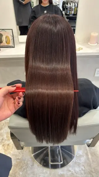 ロング カラー makoto⌇レイヤ ー⌇艶カラー🍒‎のヘアスタイル